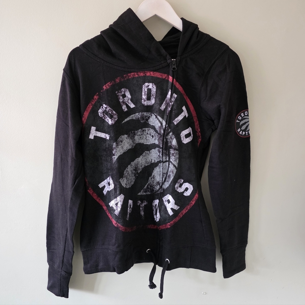 NBA Toronto Raptors M Athleisure Sporty Loungewear Streetwear Full Zip Hoodie